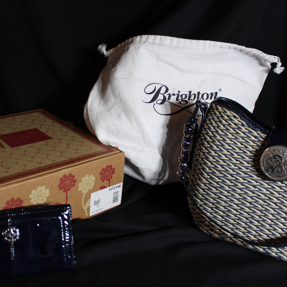 Brighton bundle Jani Straw Purse and Wallet